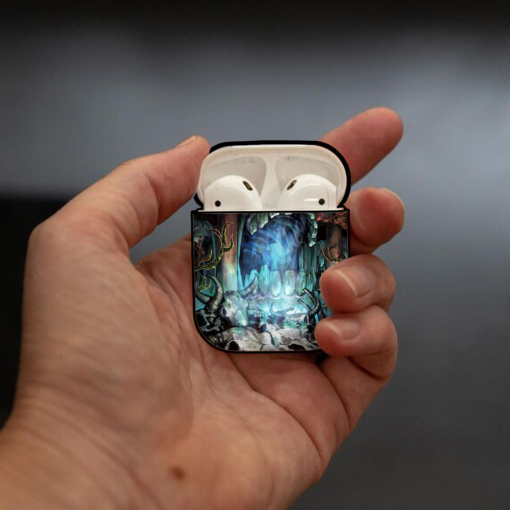 SPY×FAMILY间谍家家酒 AirPods 第2世代保護ケース ハードシェル ブラック 耐衝撃・防指紋・カラビナ付き