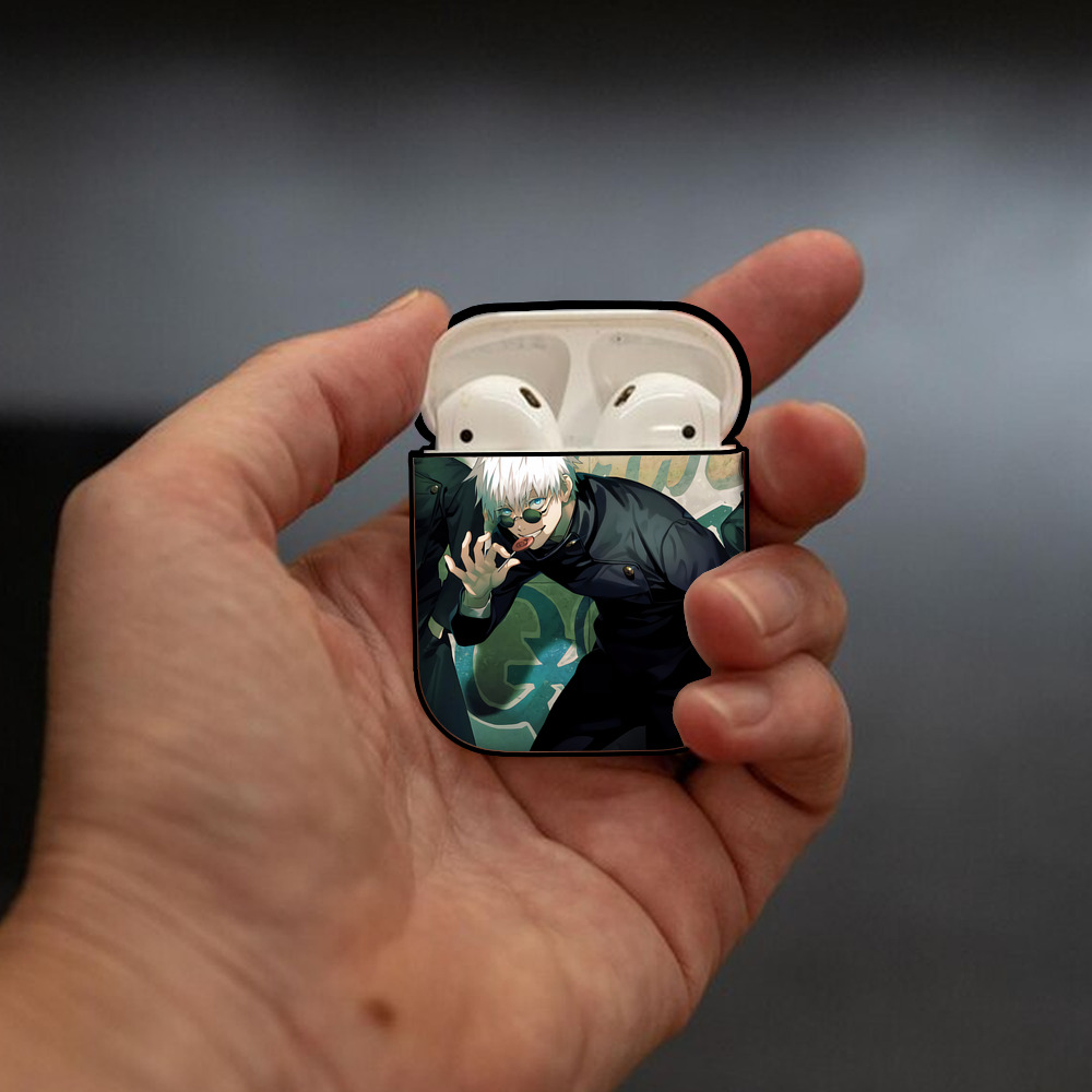 SPY×FAMILY间谍家家酒 AirPods 第2世代保護ケース ハードシェル ブラック 耐衝撃・防指紋・カラビナ付き
