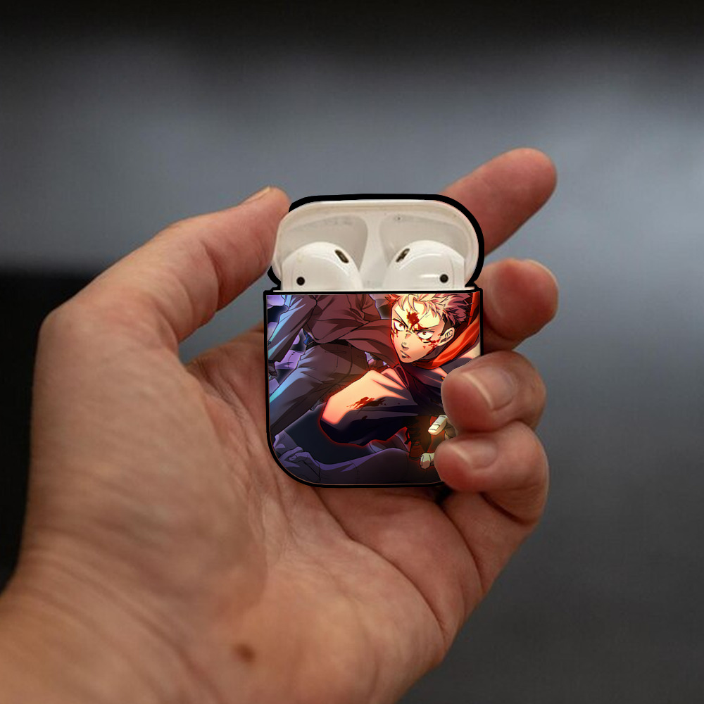 SPY×FAMILY间谍家家酒 AirPods 第2世代保護ケース ハードシェル ブラック 耐衝撃・防指紋・カラビナ付き