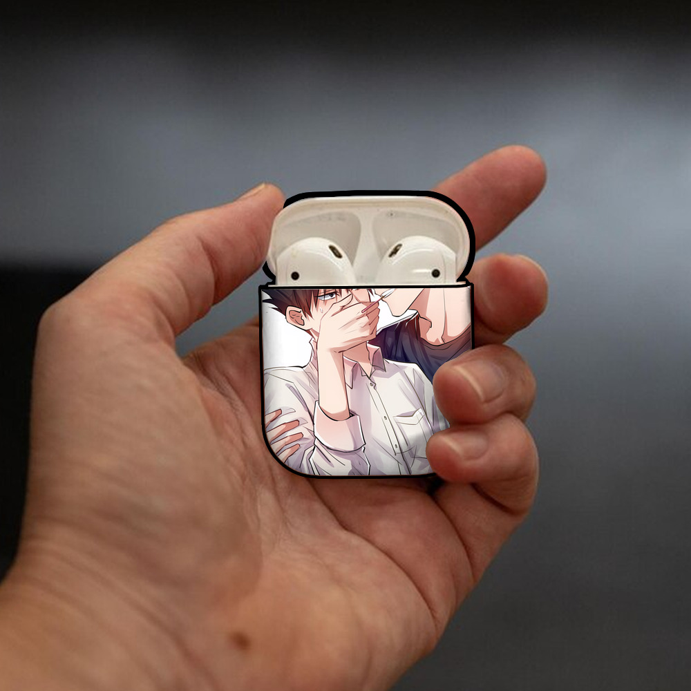 SPY×FAMILY间谍家家酒 AirPods 第2世代保護ケース ハードシェル ブラック 耐衝撃・防指紋・カラビナ付き