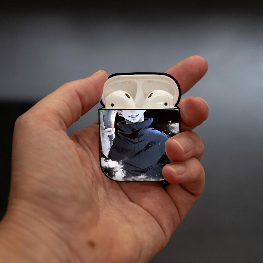 SPY×FAMILY间谍家家酒 AirPods 第2世代保護ケース ハードシェル ブラック 耐衝撃・防指紋・カラビナ付き