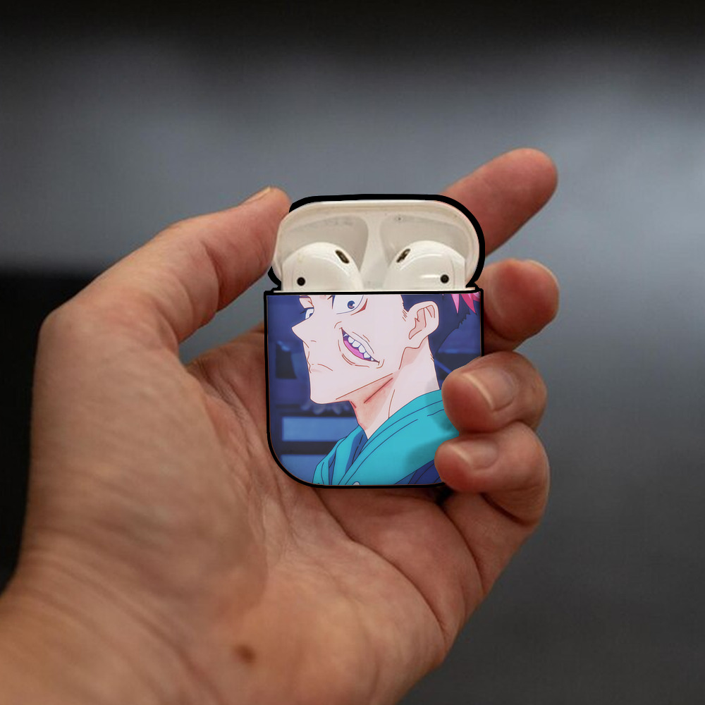 SPY×FAMILY间谍家家酒 AirPods 第2世代保護ケース ハードシェル ブラック 耐衝撃・防指紋・カラビナ付き