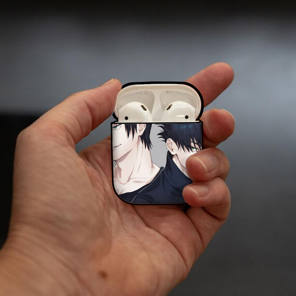 SPY×FAMILY间谍家家酒 AirPods 第2世代保護ケース ハードシェル ブラック 耐衝撃・防指紋・カラビナ付き