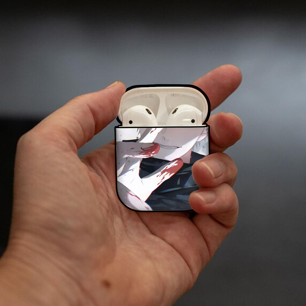 SPY×FAMILY间谍家家酒 AirPods 第2世代保護ケース ハードシェル ブラック 耐衝撃・防指紋・カラビナ付き