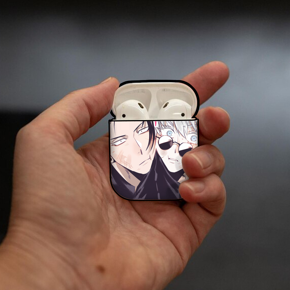 SPY×FAMILY间谍家家酒 AirPods 第2世代保護ケース ハードシェル ブラック 耐衝撃・防指紋・カラビナ付き