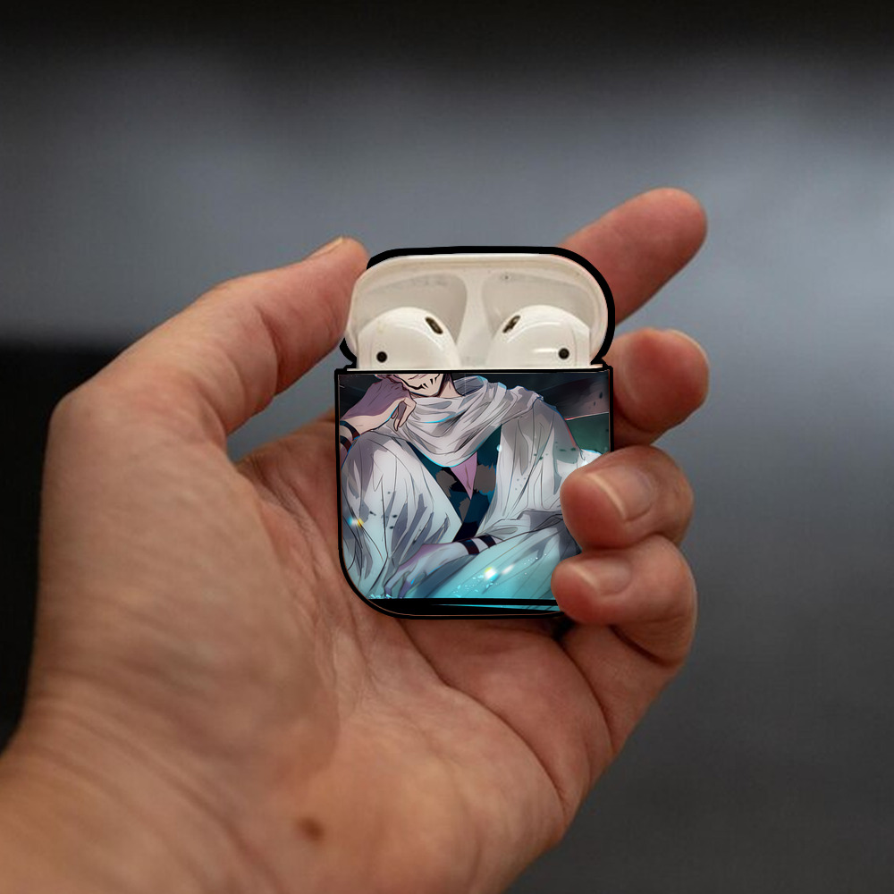 SPY×FAMILY间谍家家酒 AirPods 第2世代保護ケース ハードシェル ブラック 耐衝撃・防指紋・カラビナ付き