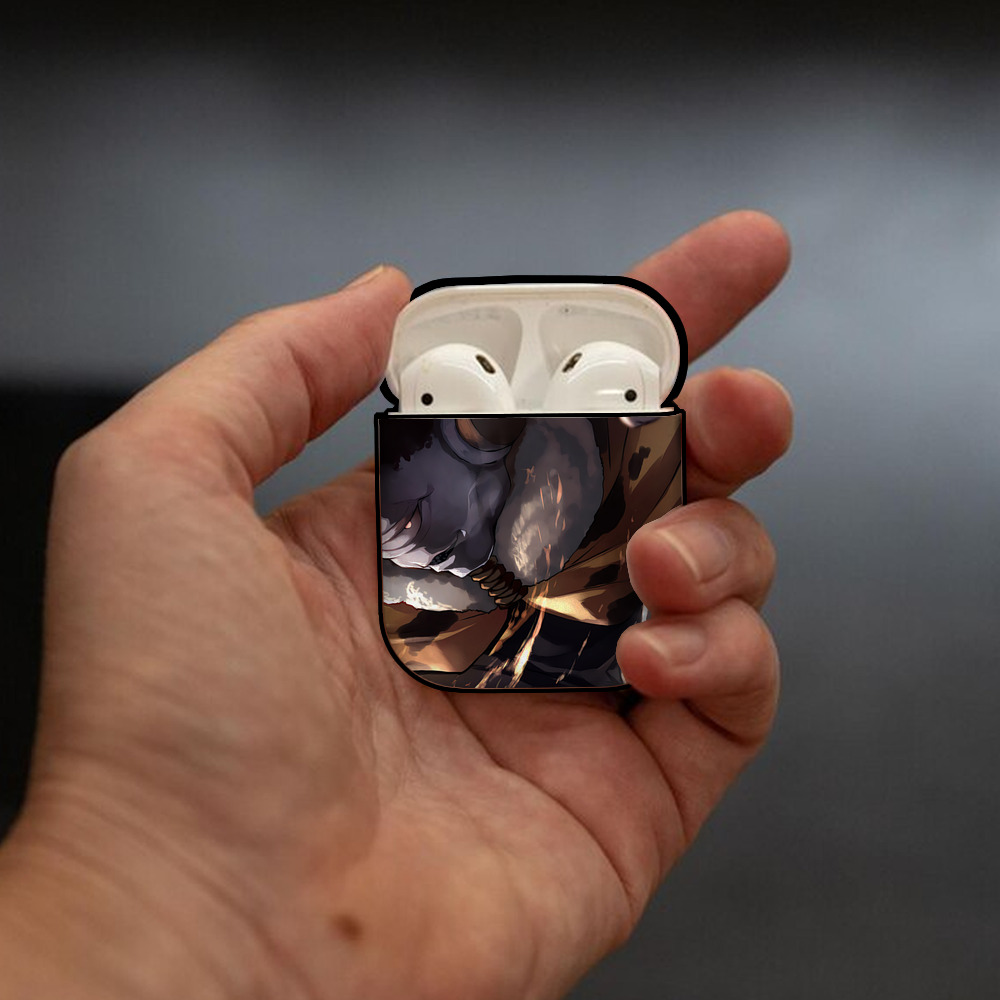 SPY×FAMILY间谍家家酒 AirPods 第2世代保護ケース ハードシェル ブラック 耐衝撃・防指紋・カラビナ付き