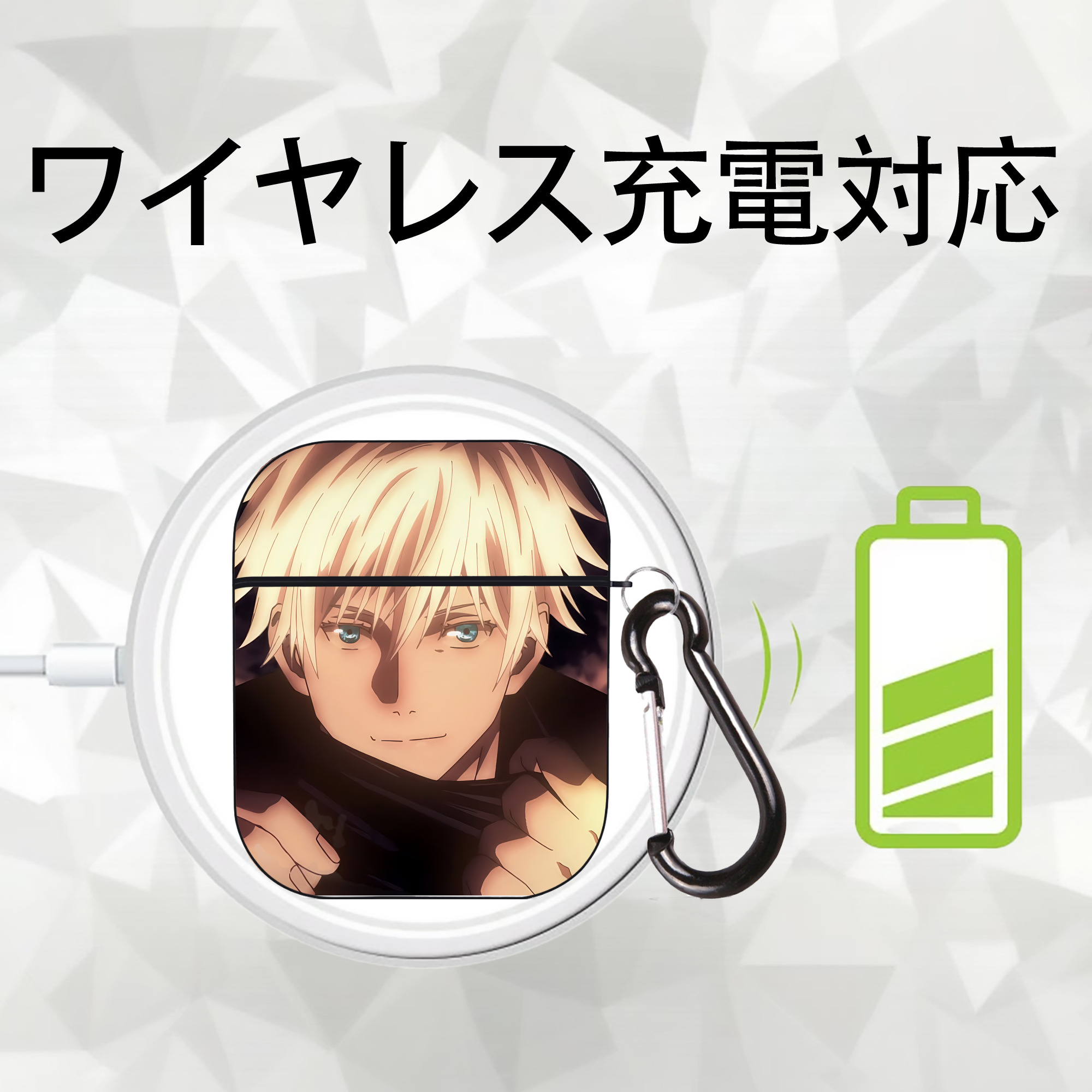 SPY×FAMILY间谍家家酒 AirPods 第2世代保護ケース ハードシェル ブラック 耐衝撃・防指紋・カラビナ付き