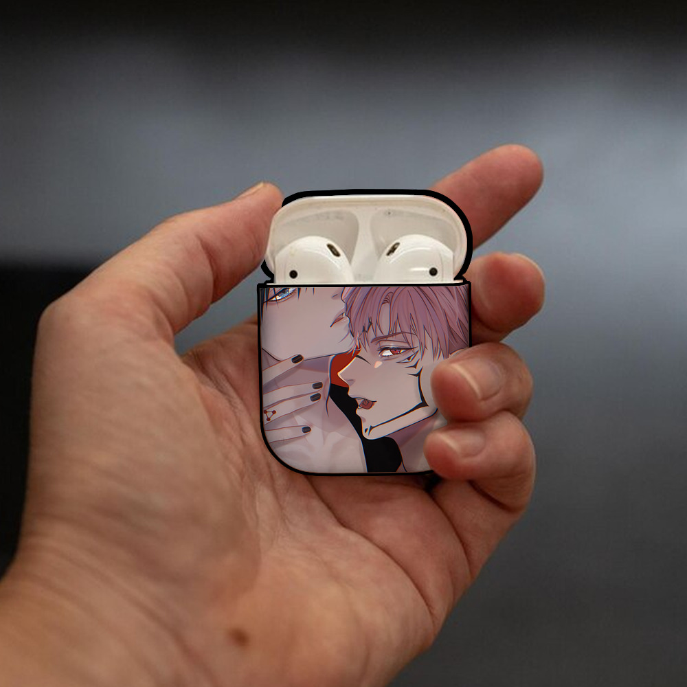 SPY×FAMILY间谍家家酒 AirPods 第2世代保護ケース ハードシェル ブラック 耐衝撃・防指紋・カラビナ付き