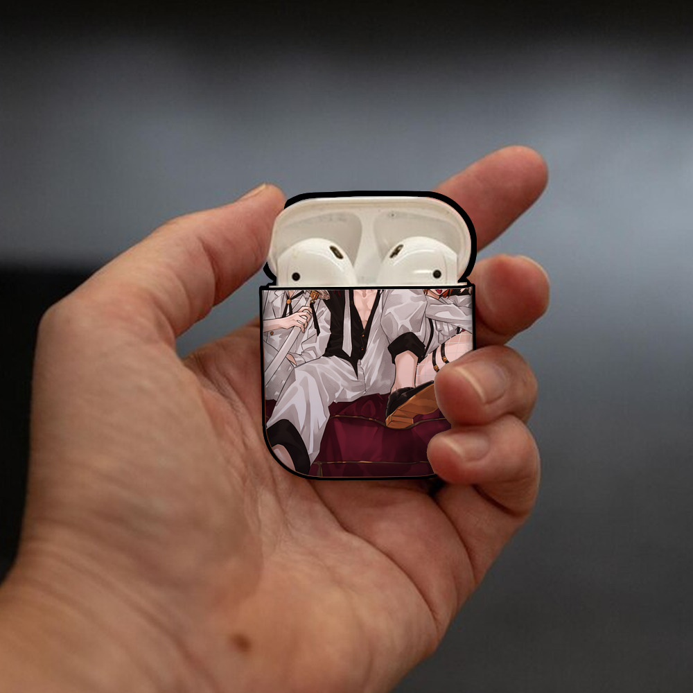 SPY×FAMILY间谍家家酒 AirPods 第2世代保護ケース ハードシェル ブラック 耐衝撃・防指紋・カラビナ付き