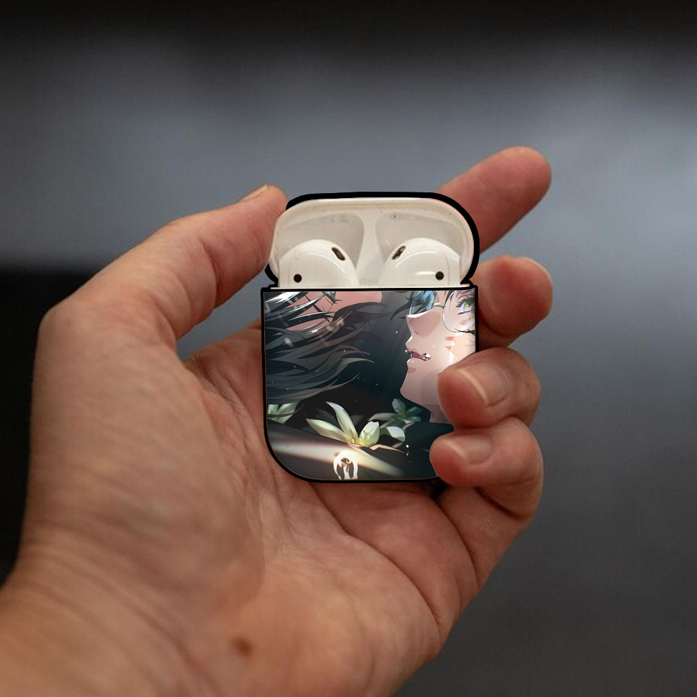 SPY×FAMILY间谍家家酒 AirPods 第2世代保護ケース ハードシェル ブラック 耐衝撃・防指紋・カラビナ付き