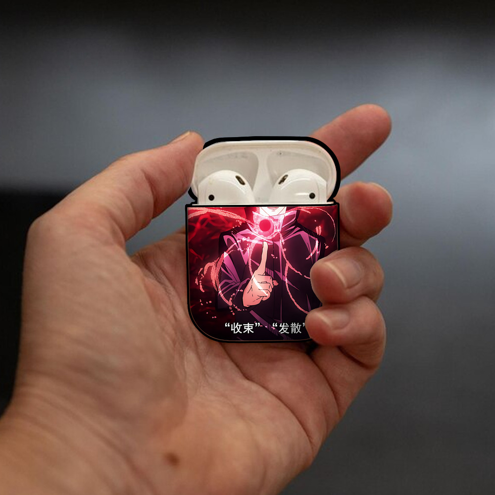 SPY×FAMILY间谍家家酒 AirPods 第2世代保護ケース ハードシェル ブラック 耐衝撃・防指紋・カラビナ付き