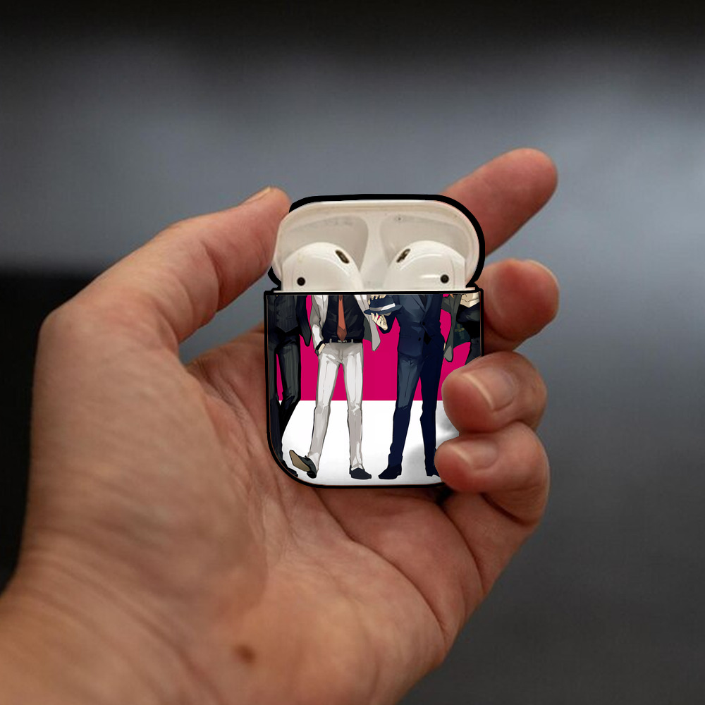 SPY×FAMILY间谍家家酒 AirPods 第2世代保護ケース ハードシェル ブラック 耐衝撃・防指紋・カラビナ付き