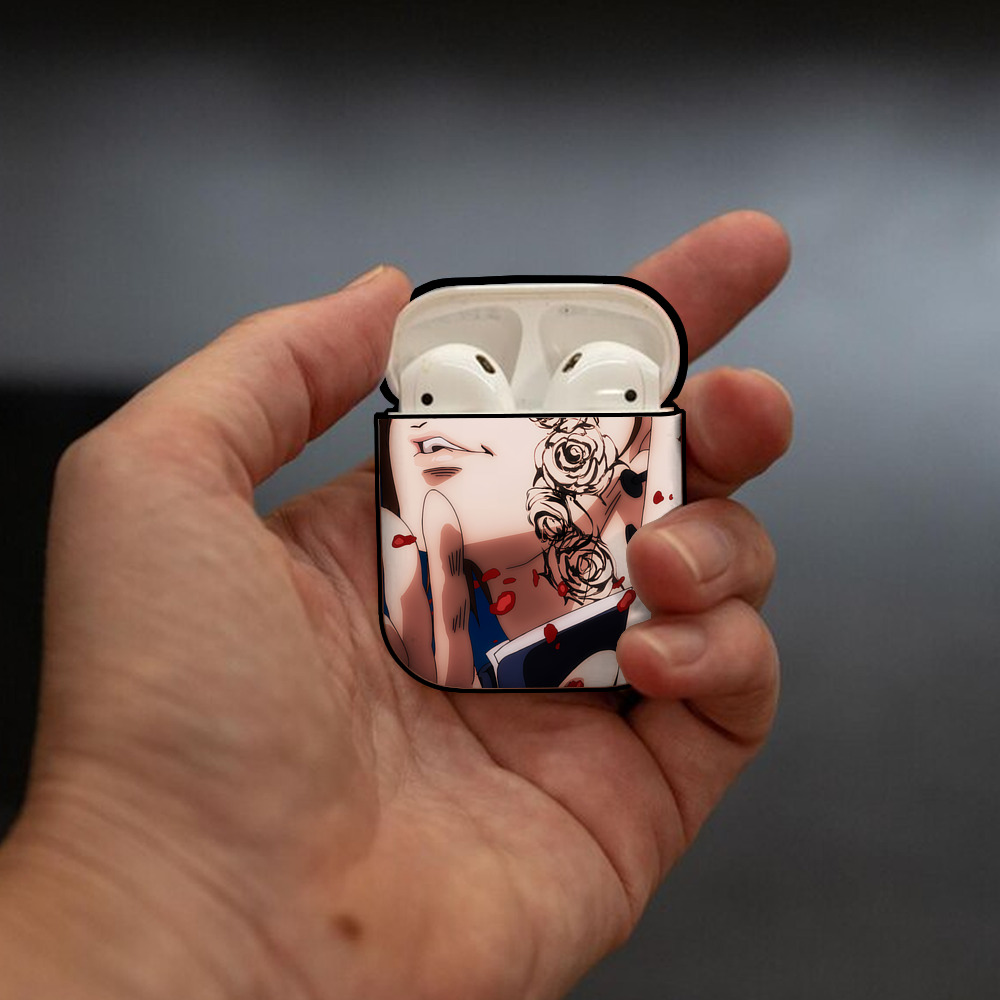 SPY×FAMILY间谍家家酒 AirPods 第2世代保護ケース ハードシェル ブラック 耐衝撃・防指紋・カラビナ付き