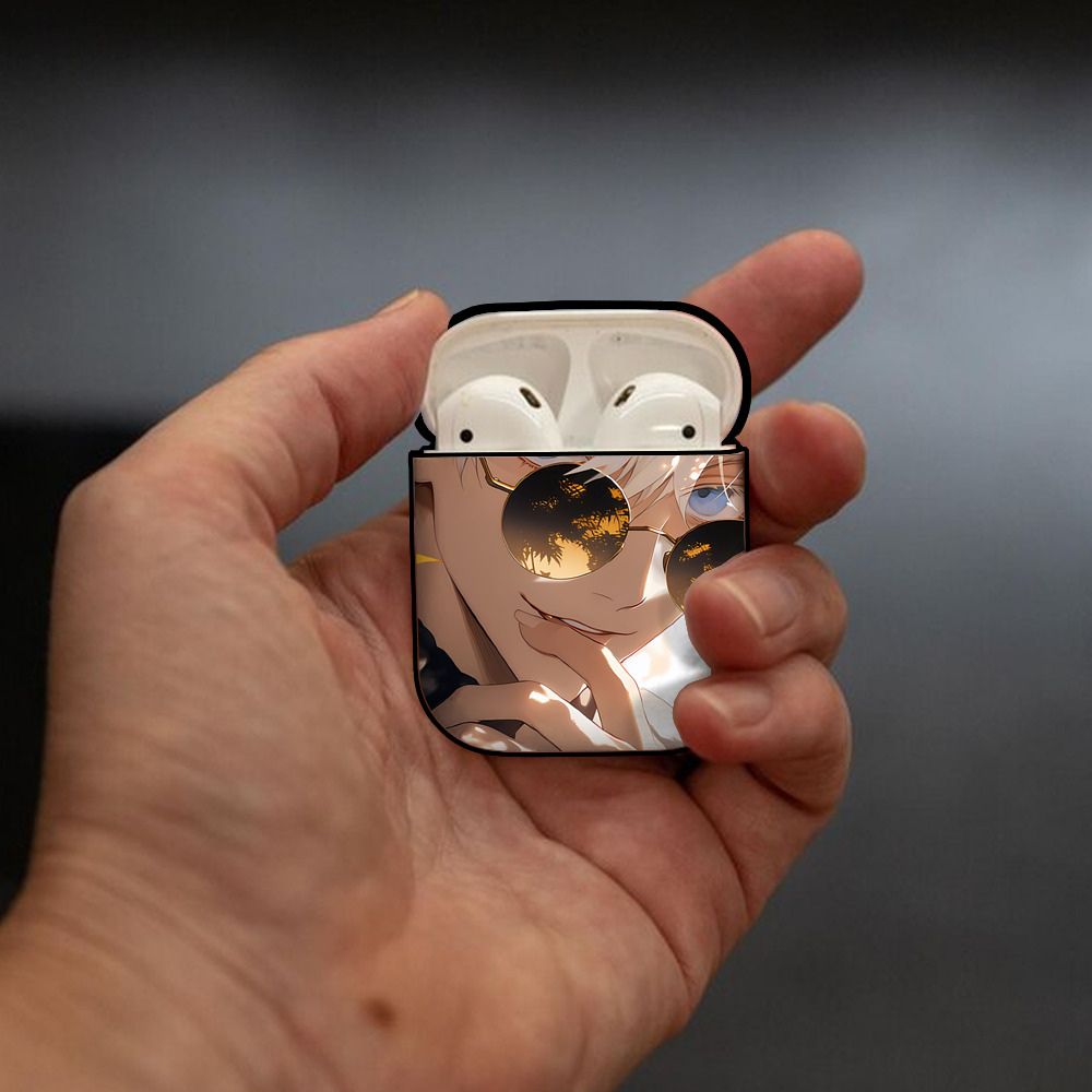 SPY×FAMILY间谍家家酒 AirPods 第2世代保護ケース ハードシェル ブラック 耐衝撃・防指紋・カラビナ付き