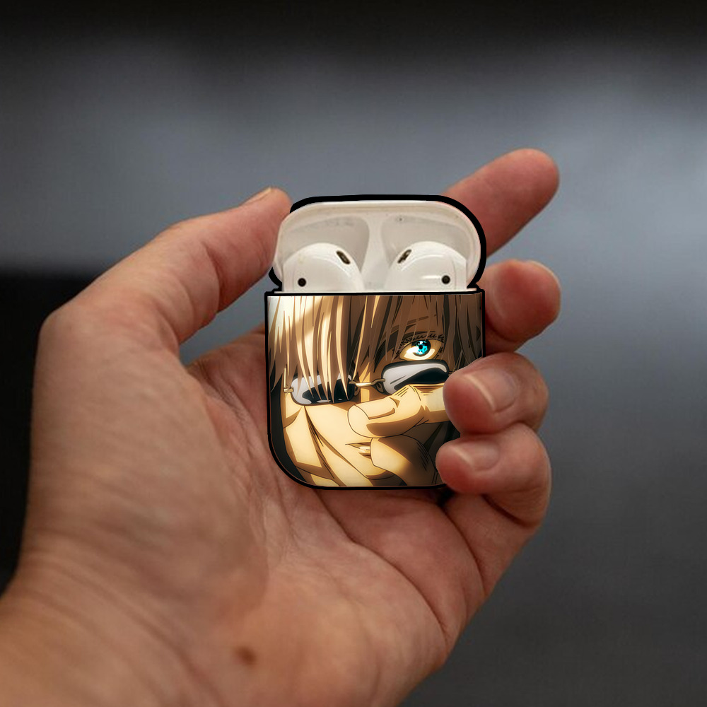SPY×FAMILY间谍家家酒 AirPods 第2世代保護ケース ハードシェル ブラック 耐衝撃・防指紋・カラビナ付き