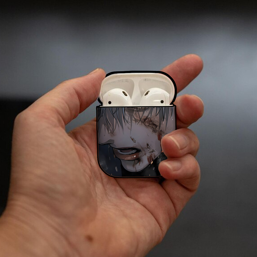 SPY×FAMILY间谍家家酒 AirPods 第2世代保護ケース ハードシェル ブラック 耐衝撃・防指紋・カラビナ付き