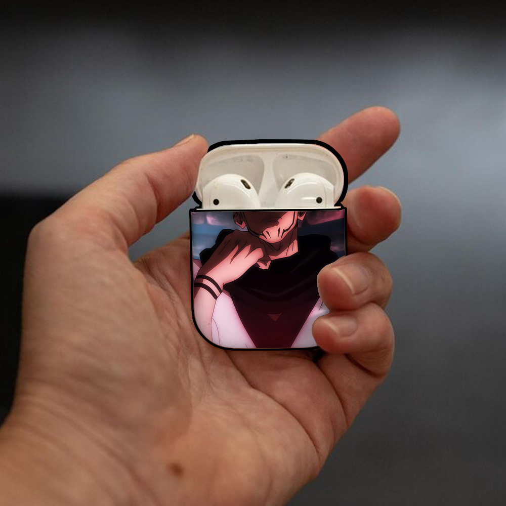 SPY×FAMILY间谍家家酒 AirPods 第2世代保護ケース ハードシェル ブラック 耐衝撃・防指紋・カラビナ付き