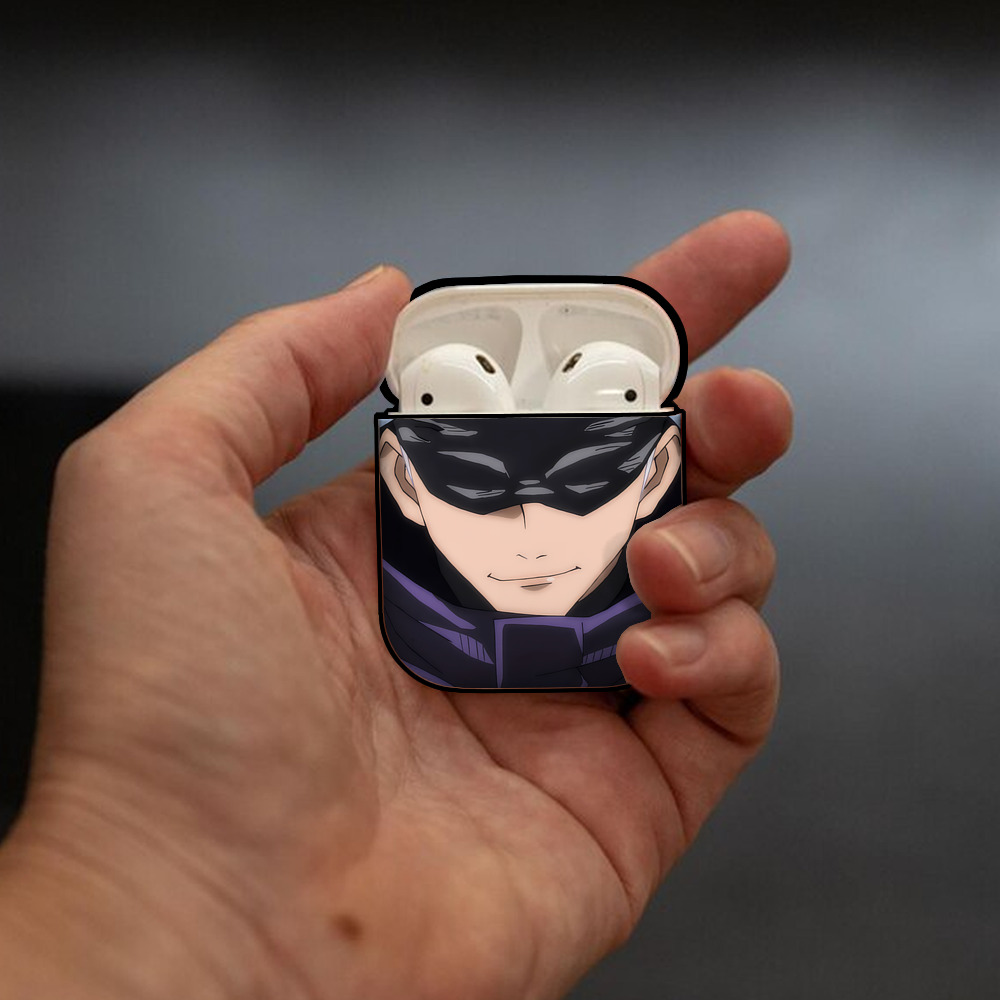 SPY×FAMILY间谍家家酒 AirPods 第2世代保護ケース ハードシェル ブラック 耐衝撃・防指紋・カラビナ付き