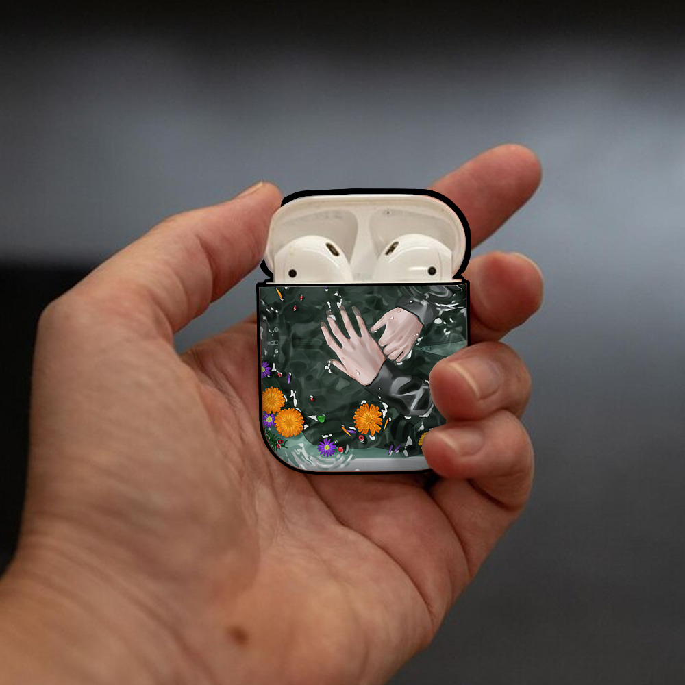 SPY×FAMILY间谍家家酒 AirPods 第2世代保護ケース ハードシェル ブラック 耐衝撃・防指紋・カラビナ付き