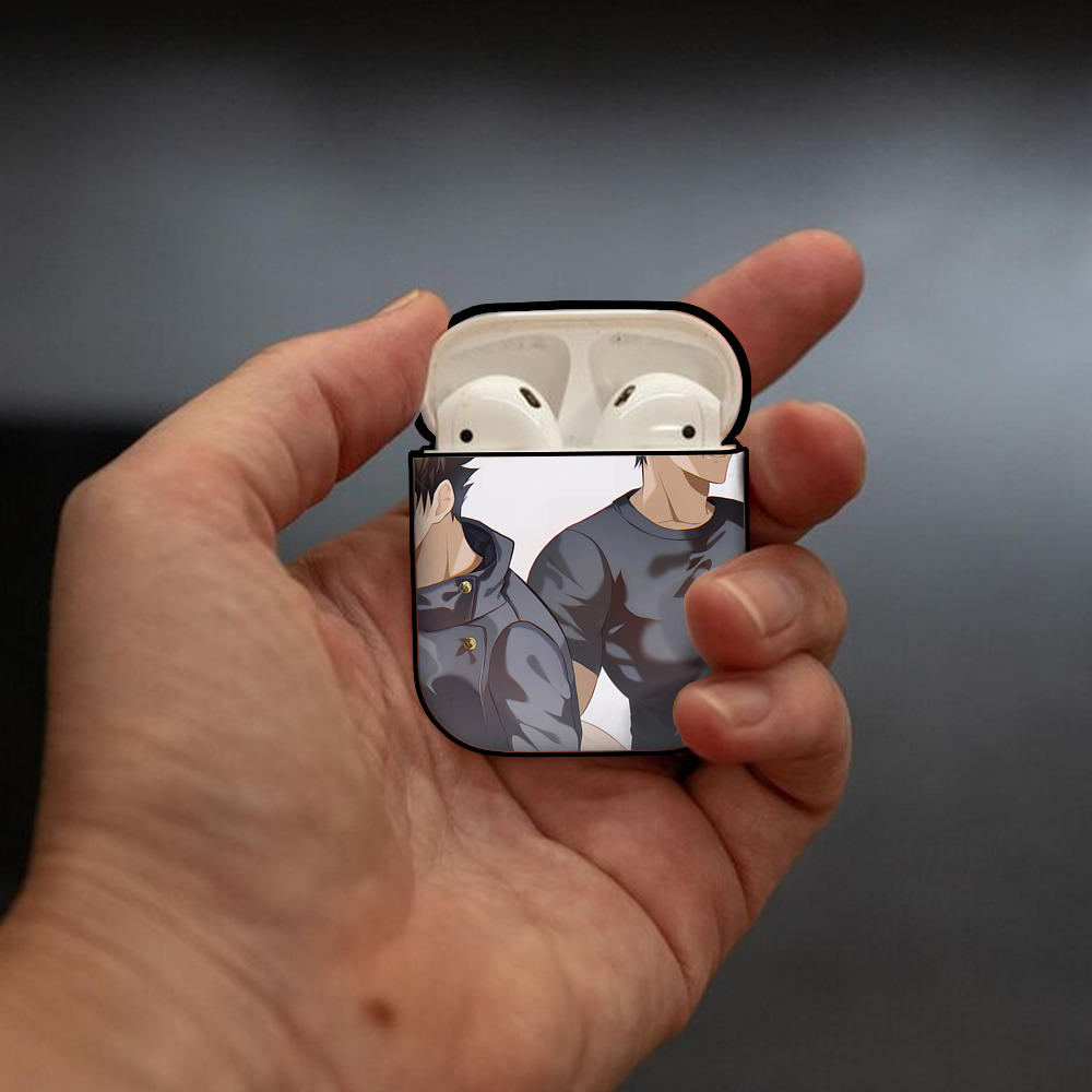 SPY×FAMILY间谍家家酒 AirPods 第2世代保護ケース ハードシェル ブラック 耐衝撃・防指紋・カラビナ付き