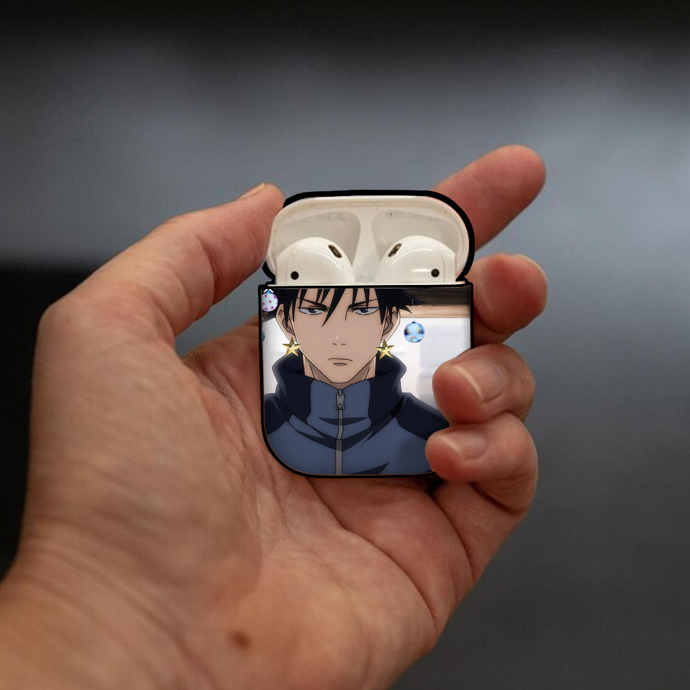 SPY×FAMILY间谍家家酒 AirPods 第2世代保護ケース ハードシェル ブラック 耐衝撃・防指紋・カラビナ付き