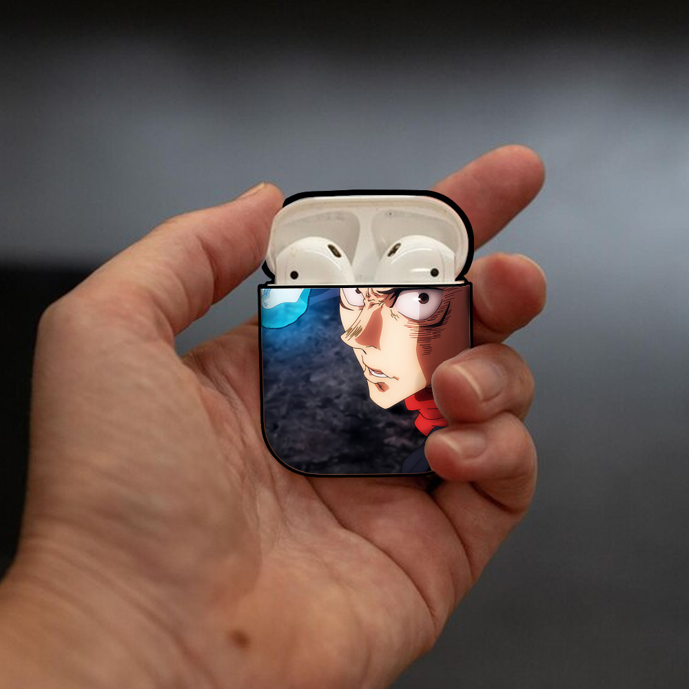 SPY×FAMILY间谍家家酒 AirPods 第2世代保護ケース ハードシェル ブラック 耐衝撃・防指紋・カラビナ付き