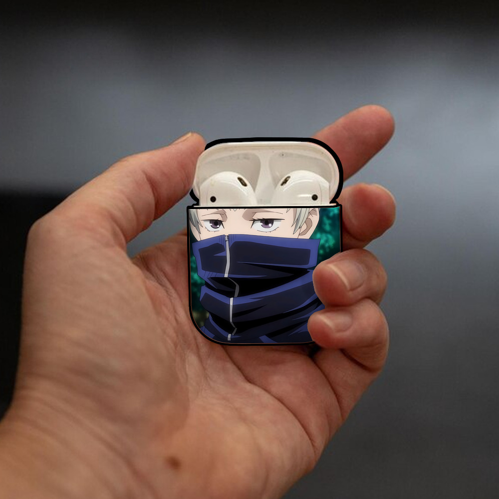 SPY×FAMILY间谍家家酒 AirPods 第2世代保護ケース ハードシェル ブラック 耐衝撃・防指紋・カラビナ付き