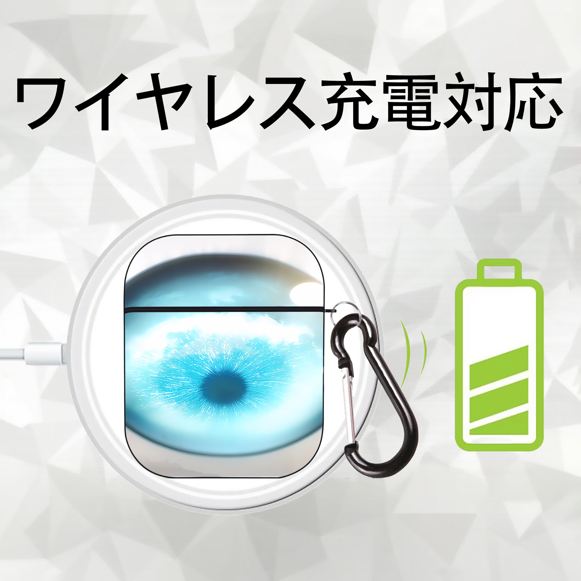 SPY×FAMILY间谍家家酒 AirPods 第2世代保護ケース ハードシェル ブラック 耐衝撃・防指紋・カラビナ付き