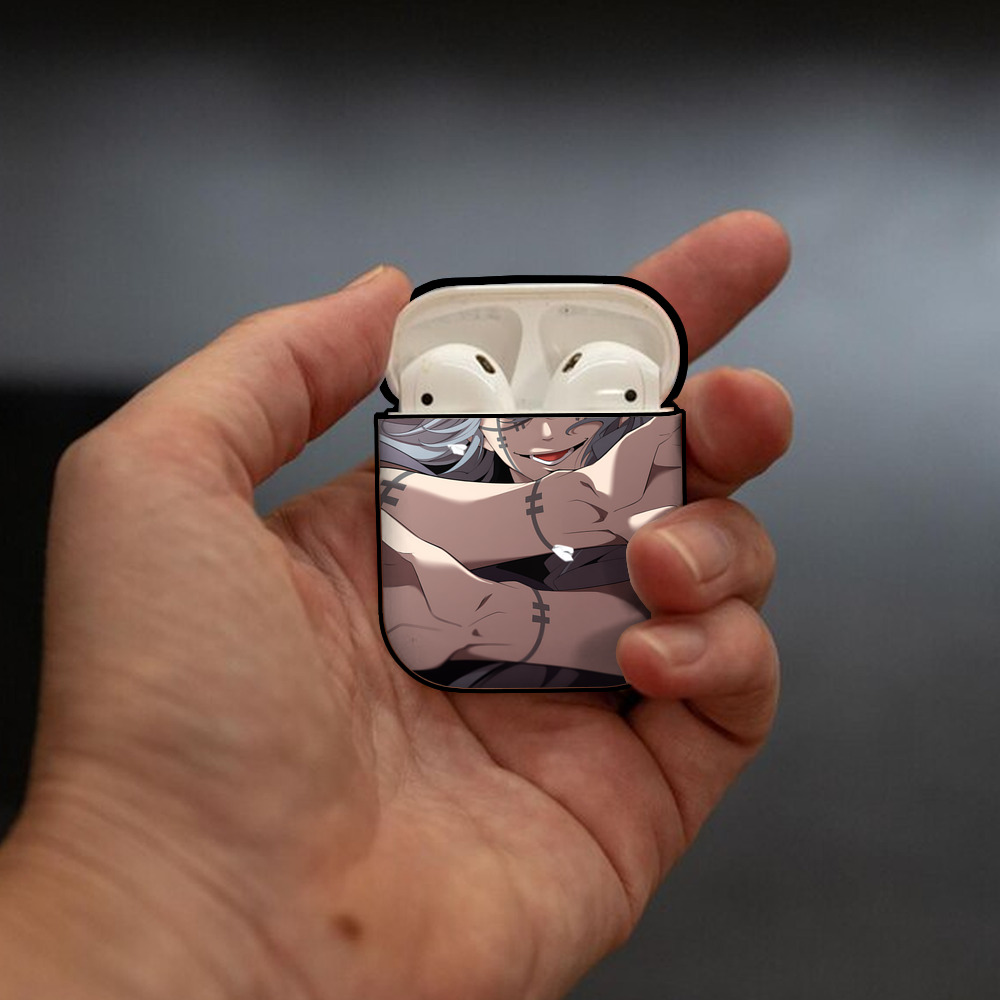 SPY×FAMILY间谍家家酒 AirPods 第2世代保護ケース ハードシェル ブラック 耐衝撃・防指紋・カラビナ付き