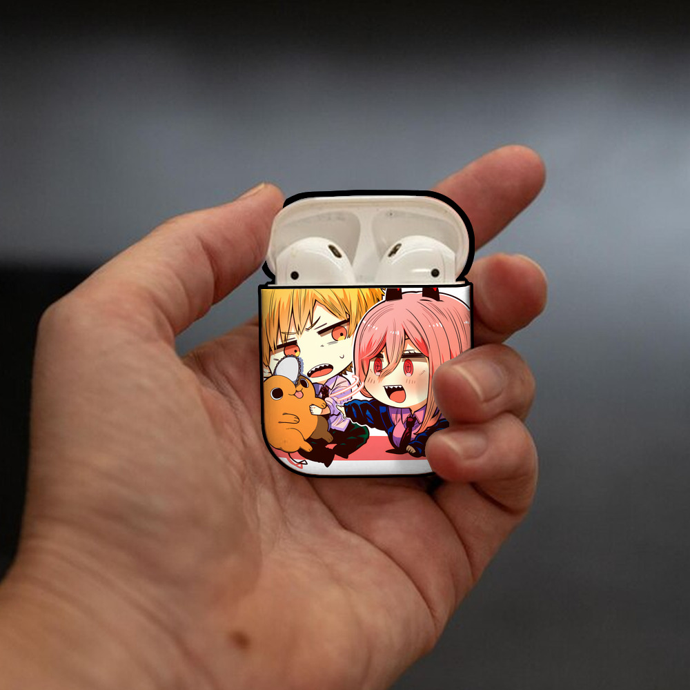 SPY×FAMILY间谍家家酒 AirPods 第2世代保護ケース ハードシェル ブラック 耐衝撃・防指紋・カラビナ付き
