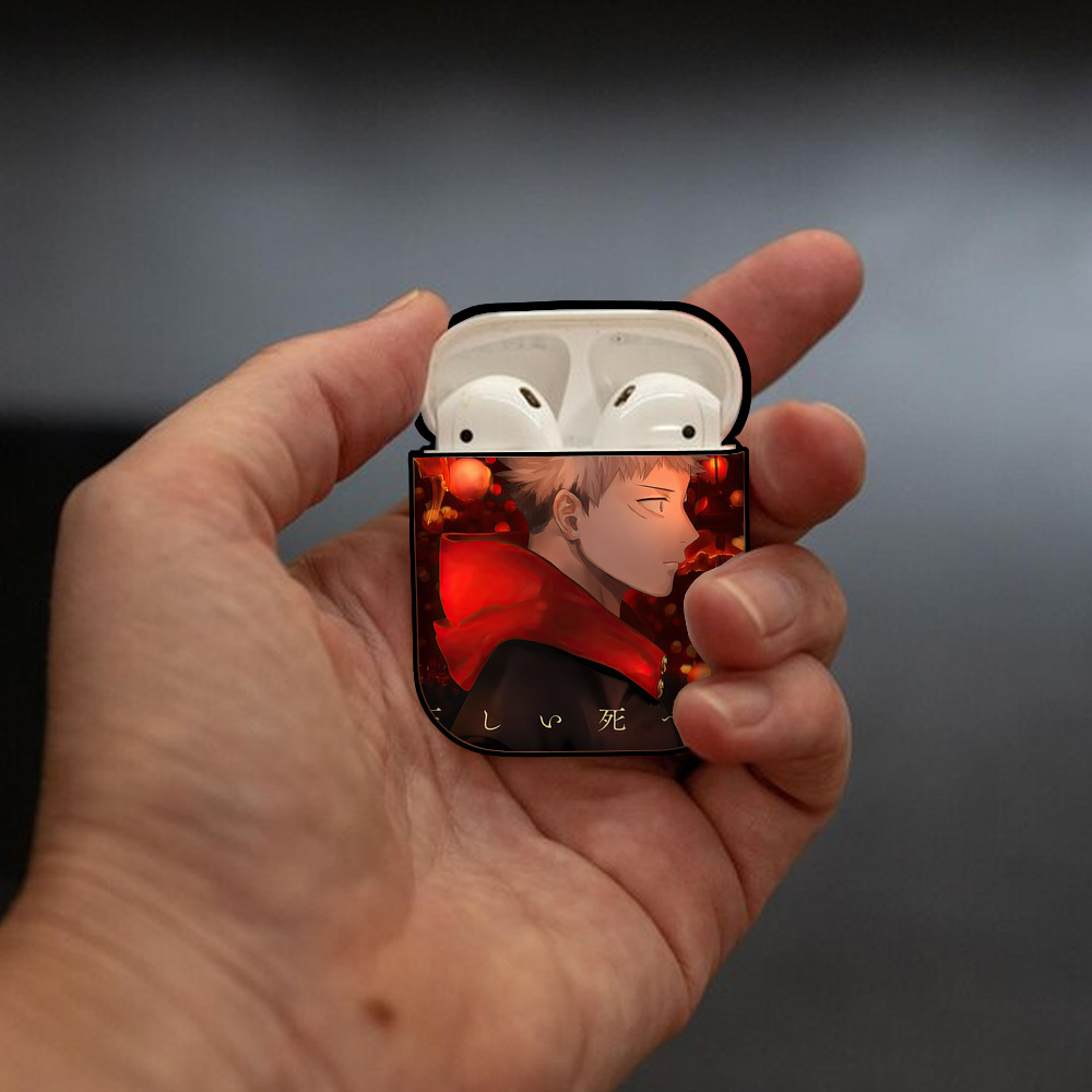 SPY×FAMILY间谍家家酒 AirPods 第2世代保護ケース ハードシェル ブラック 耐衝撃・防指紋・カラビナ付き