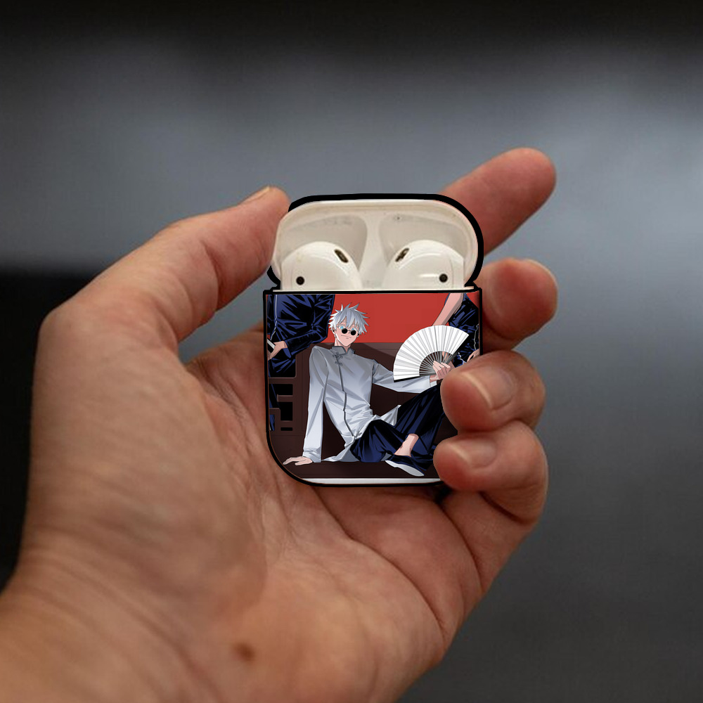 SPY×FAMILY间谍家家酒 AirPods 第2世代保護ケース ハードシェル ブラック 耐衝撃・防指紋・カラビナ付き