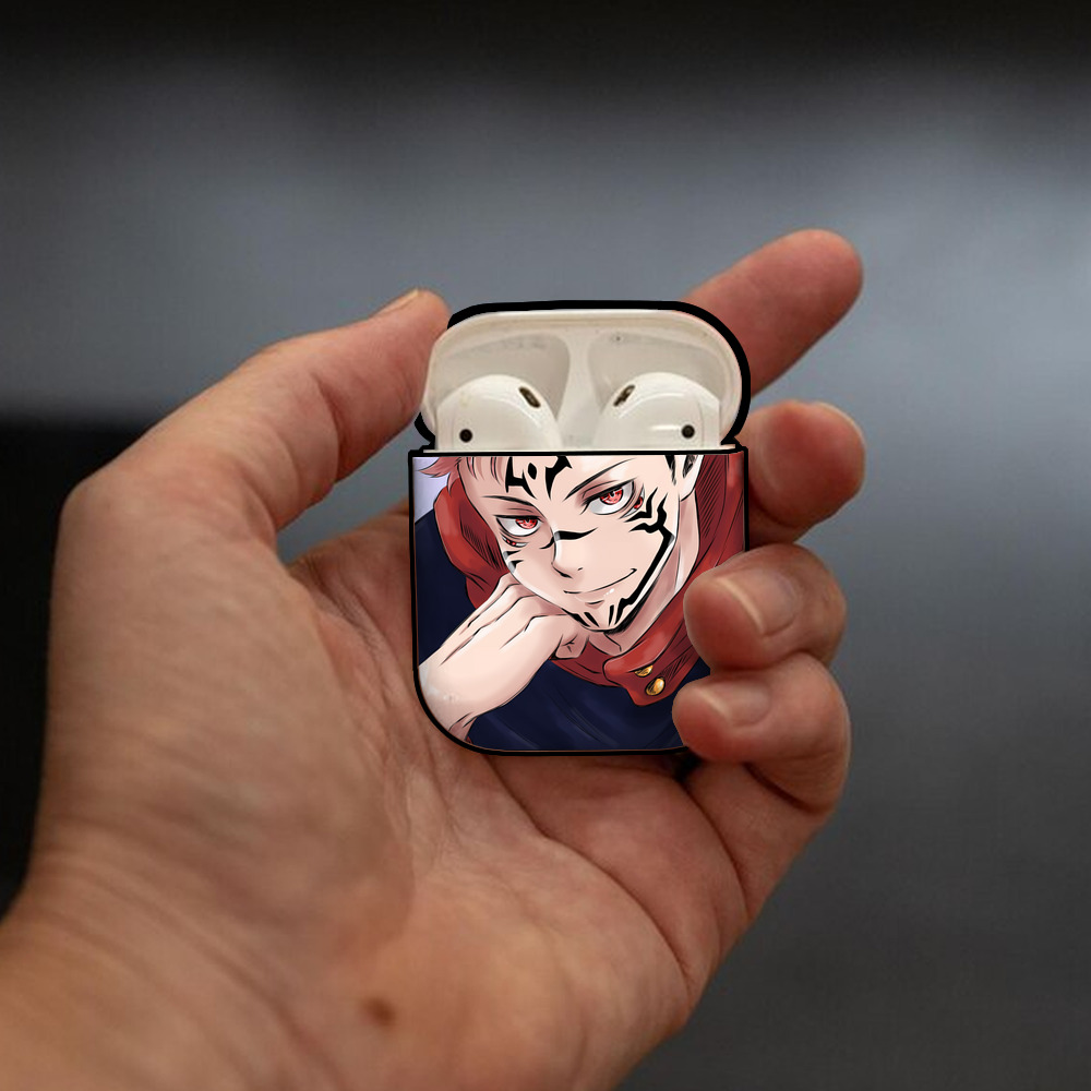 SPY×FAMILY间谍家家酒 AirPods 第2世代保護ケース ハードシェル ブラック 耐衝撃・防指紋・カラビナ付き
