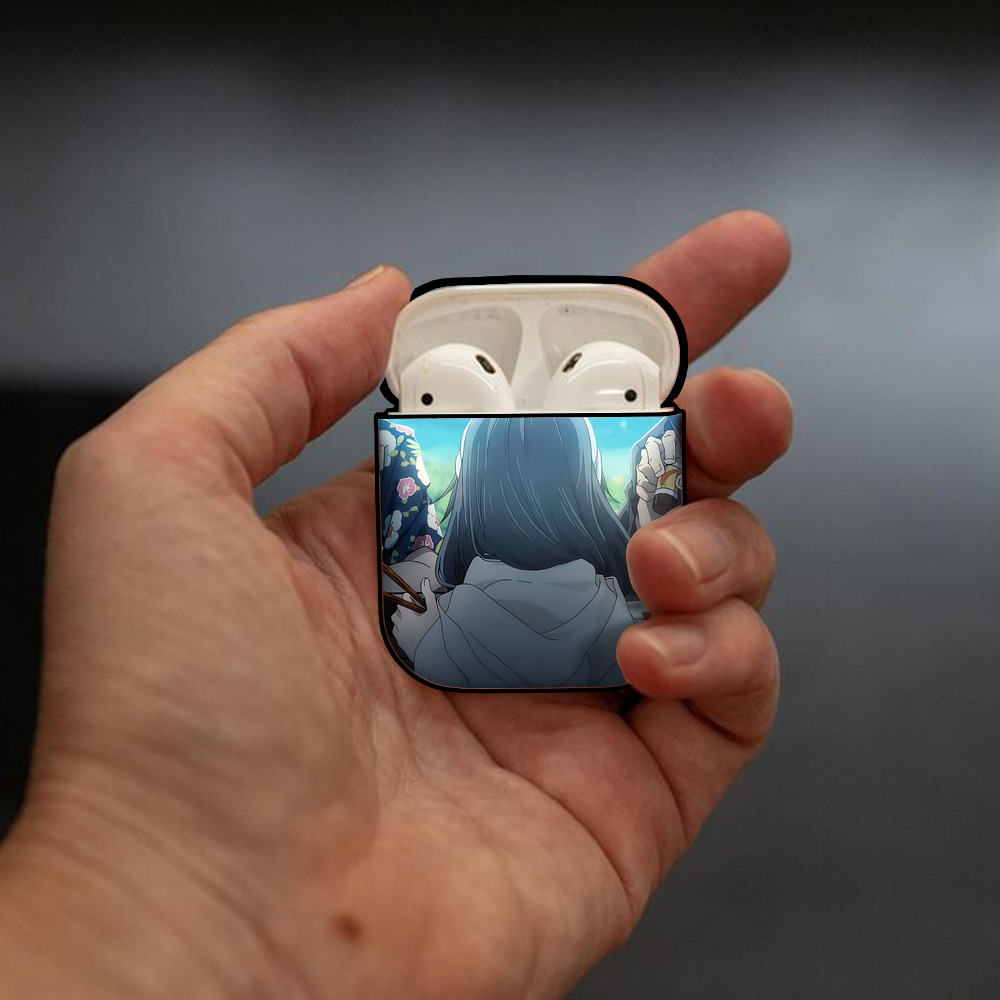 SPY×FAMILY间谍家家酒 AirPods 第2世代保護ケース ハードシェル ブラック 耐衝撃・防指紋・カラビナ付き