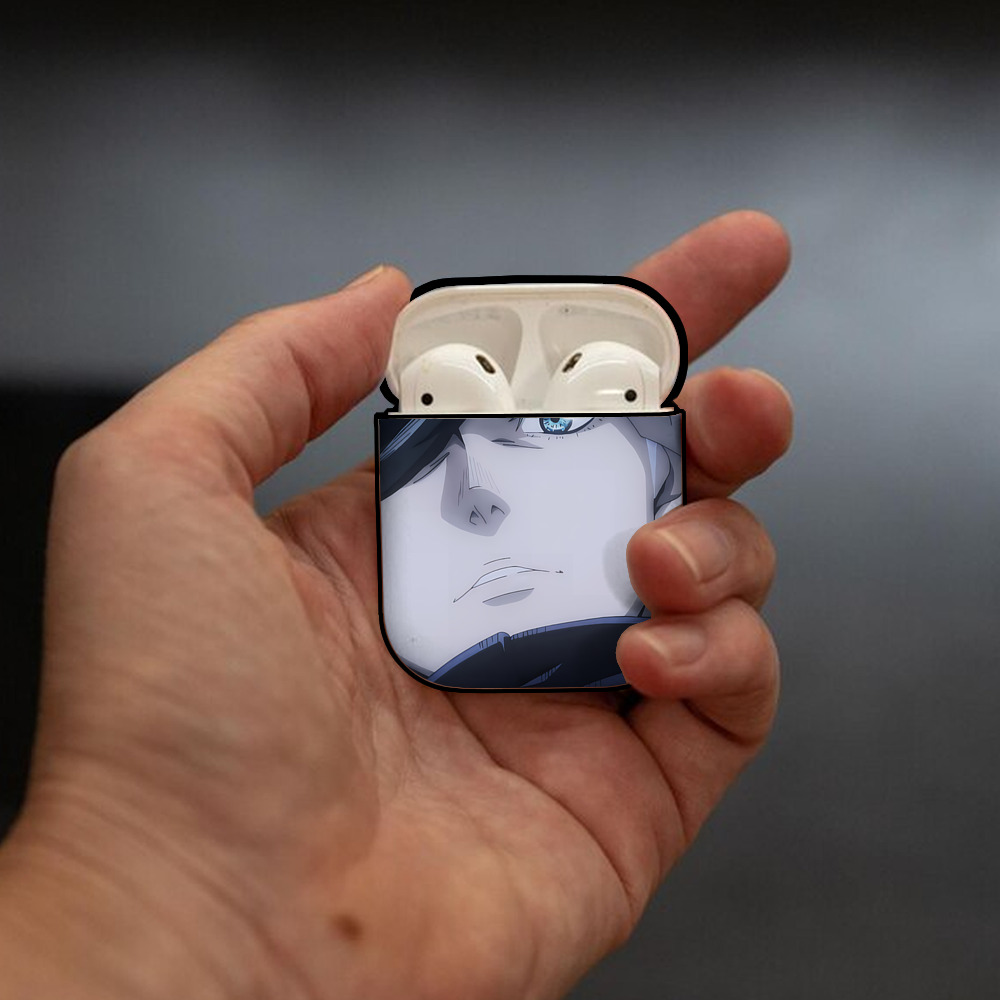 SPY×FAMILY间谍家家酒 AirPods 第2世代保護ケース ハードシェル ブラック 耐衝撃・防指紋・カラビナ付き