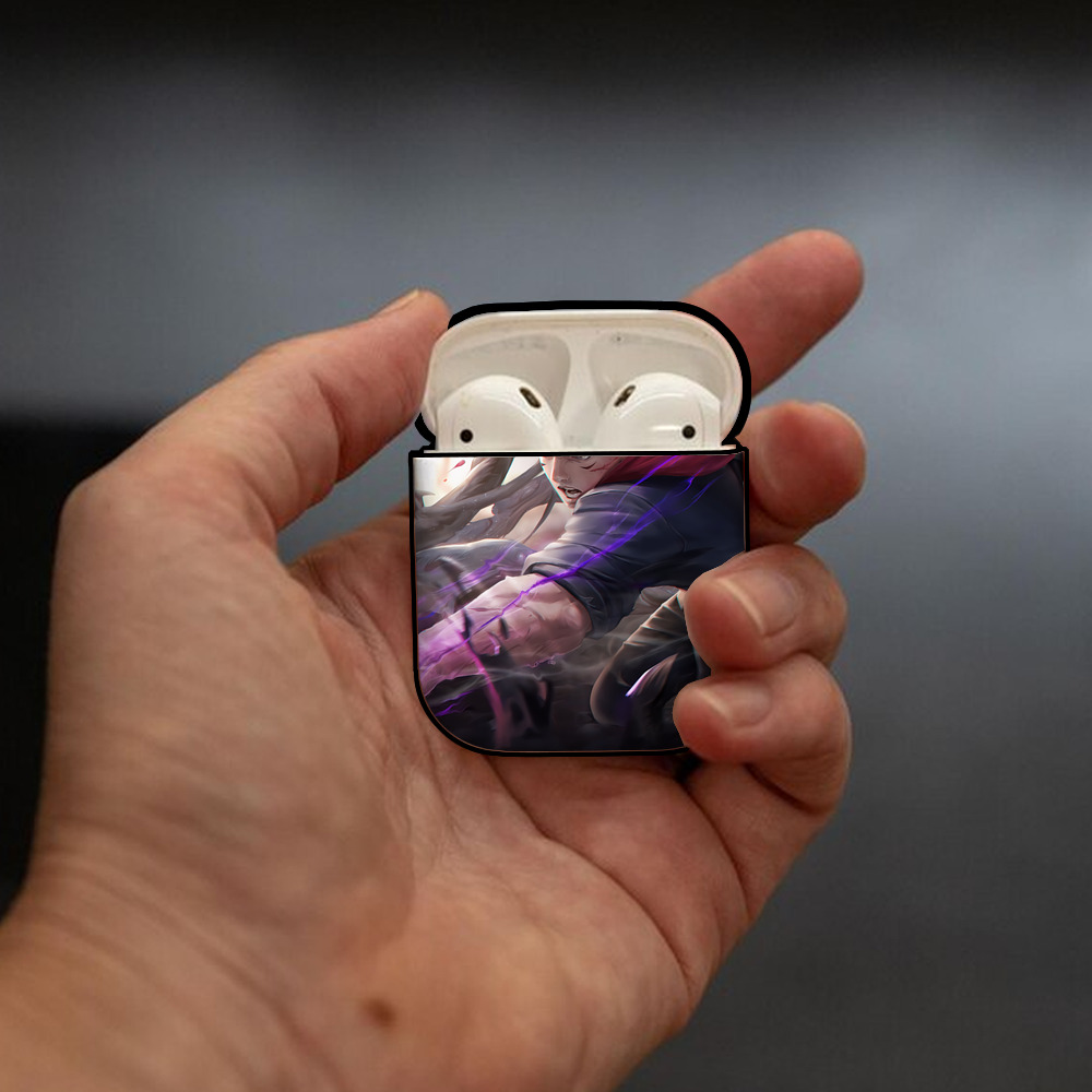 SPY×FAMILY间谍家家酒 AirPods 第2世代保護ケース ハードシェル ブラック 耐衝撃・防指紋・カラビナ付き