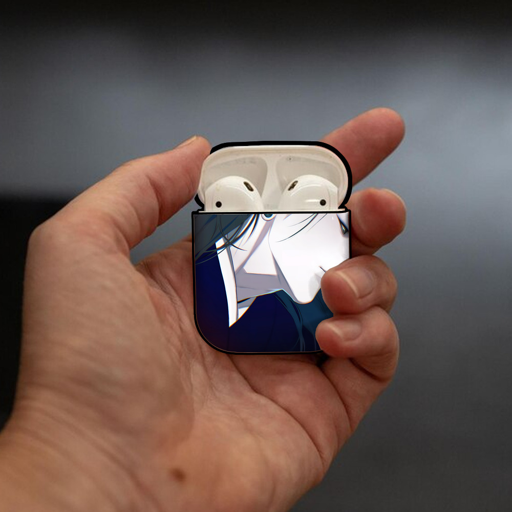 SPY×FAMILY间谍家家酒 AirPods 第2世代保護ケース ハードシェル ブラック 耐衝撃・防指紋・カラビナ付き