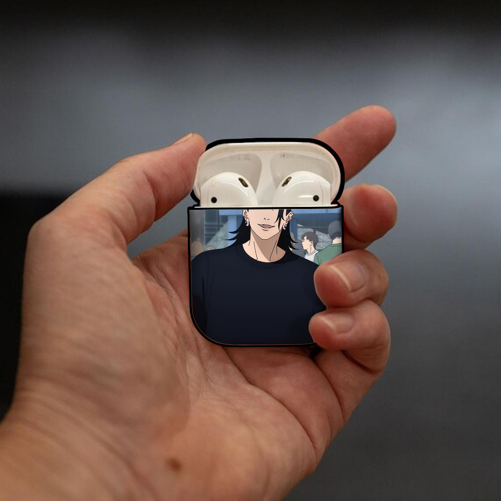 SPY×FAMILY间谍家家酒 AirPods 第2世代保護ケース ハードシェル ブラック 耐衝撃・防指紋・カラビナ付き
