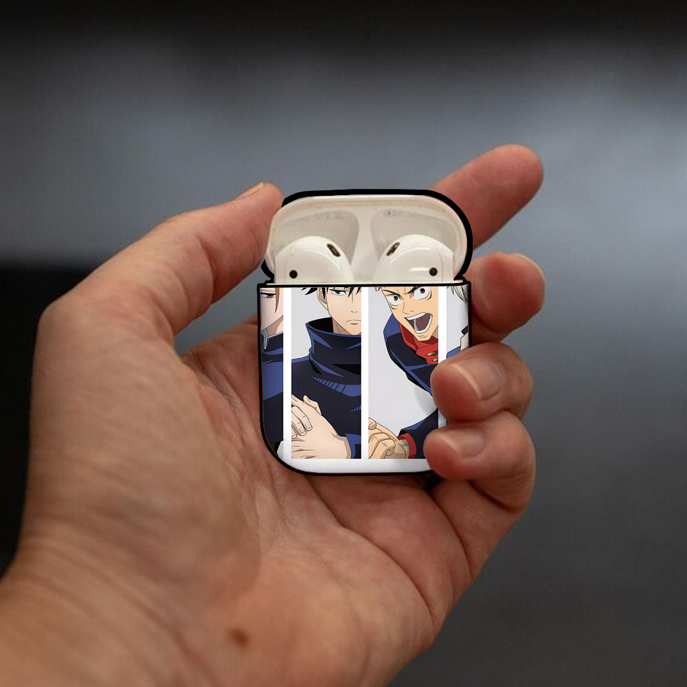 SPY×FAMILY间谍家家酒 AirPods 第2世代保護ケース ハードシェル ブラック 耐衝撃・防指紋・カラビナ付き