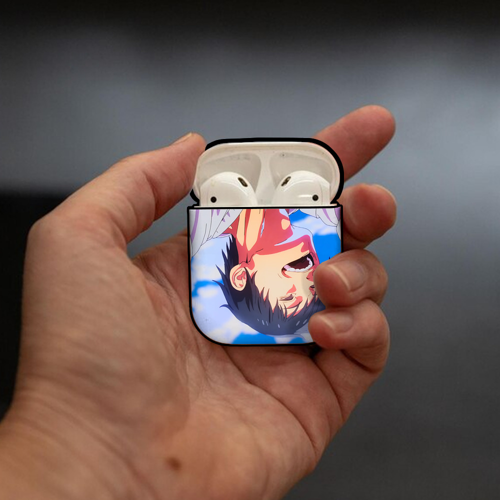SPY×FAMILY间谍家家酒 AirPods 第2世代保護ケース ハードシェル ブラック 耐衝撃・防指紋・カラビナ付き