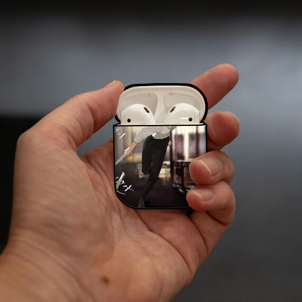 SPY×FAMILY间谍家家酒 AirPods 第2世代保護ケース ハードシェル ブラック 耐衝撃・防指紋・カラビナ付き