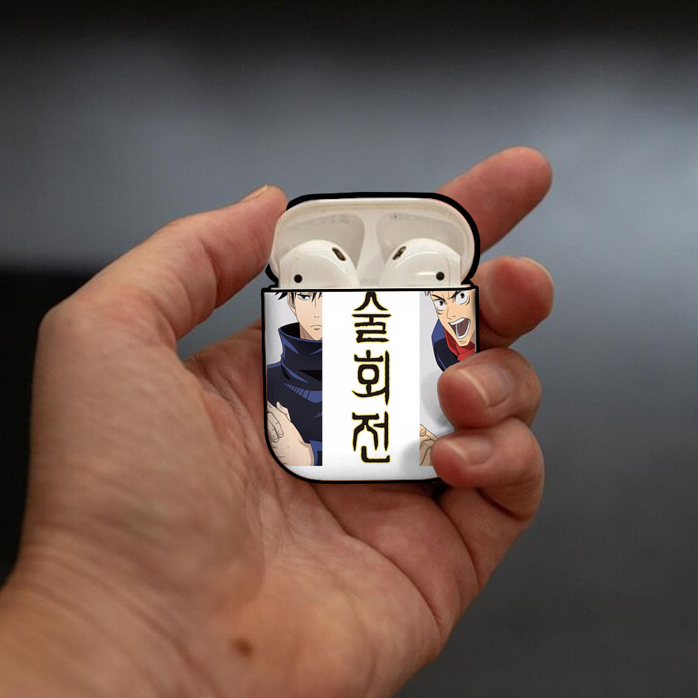 SPY×FAMILY间谍家家酒 AirPods 第2世代保護ケース ハードシェル ブラック 耐衝撃・防指紋・カラビナ付き