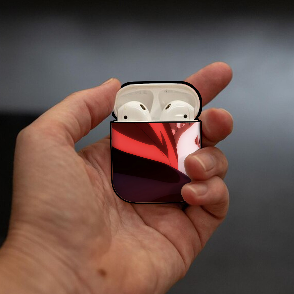 SPY×FAMILY间谍家家酒 AirPods 第2世代保護ケース ハードシェル ブラック 耐衝撃・防指紋・カラビナ付き