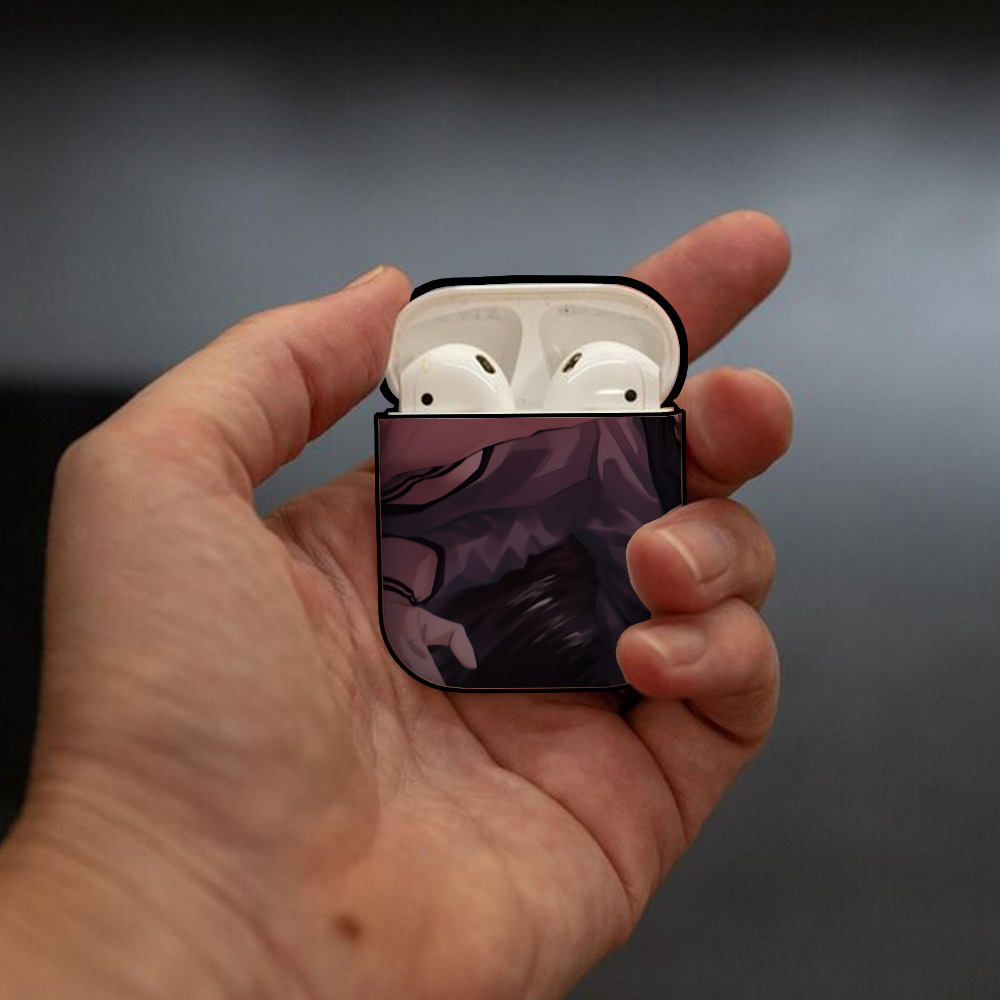 SPY×FAMILY间谍家家酒 AirPods 第2世代保護ケース ハードシェル ブラック 耐衝撃・防指紋・カラビナ付き
