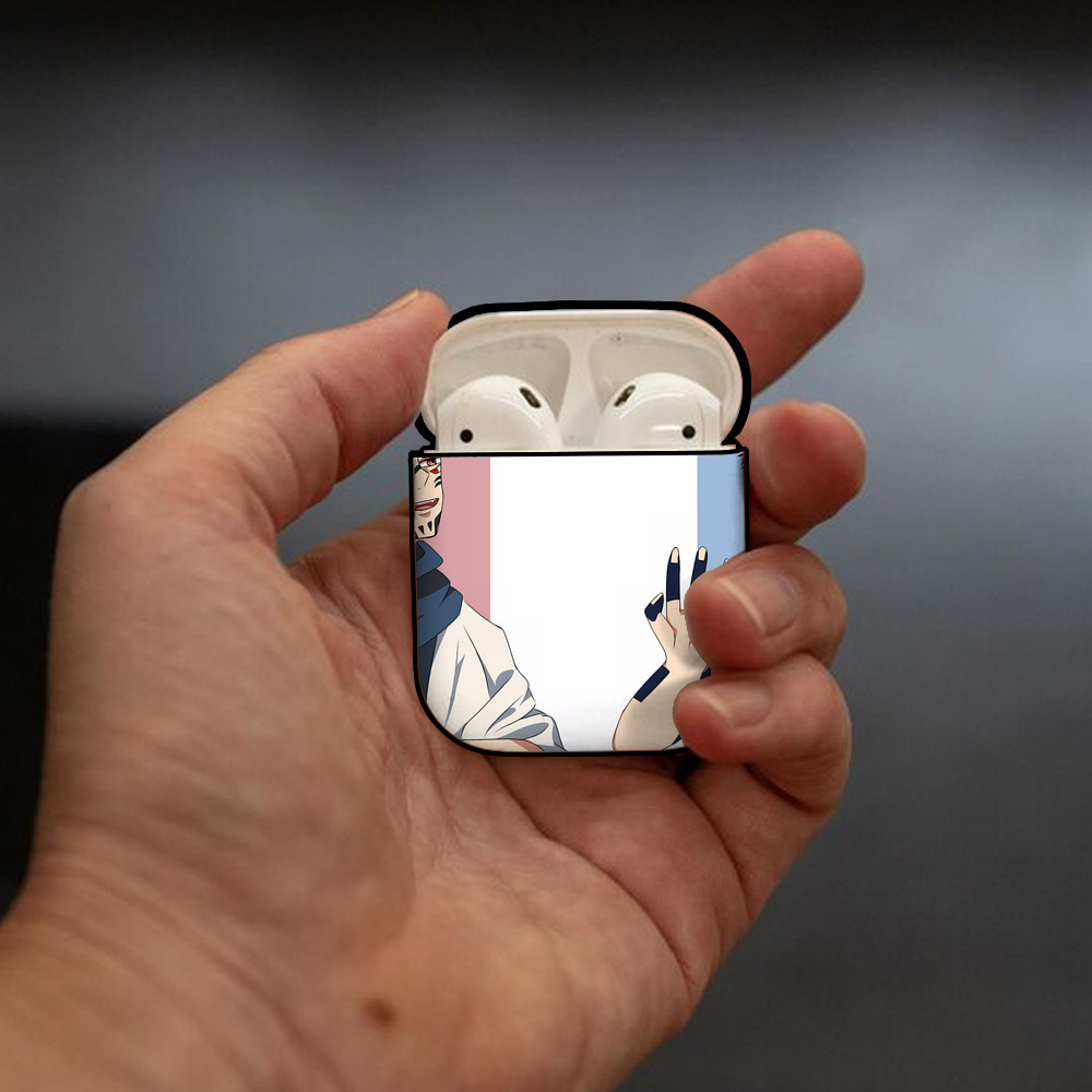 SPY×FAMILY间谍家家酒 AirPods 第2世代保護ケース ハードシェル ブラック 耐衝撃・防指紋・カラビナ付き