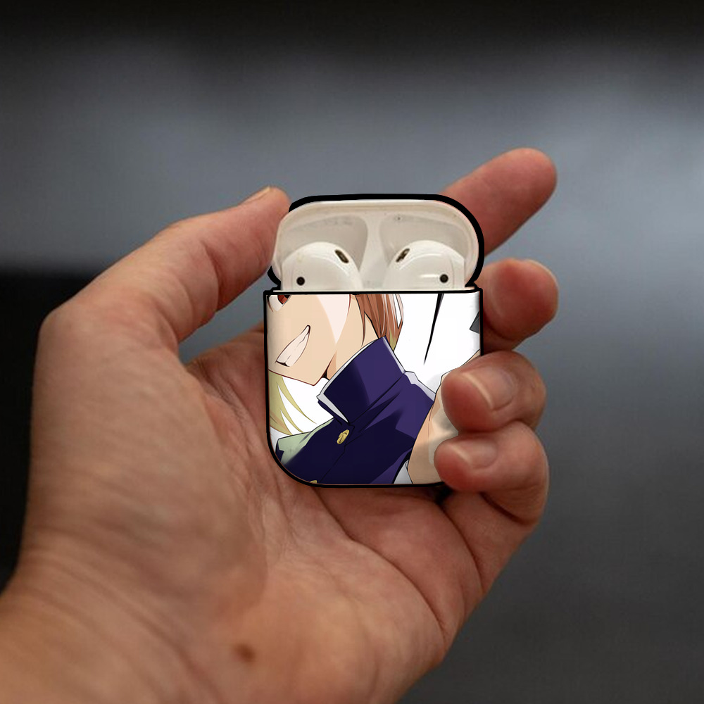 SPY×FAMILY间谍家家酒 AirPods 第2世代保護ケース ハードシェル ブラック 耐衝撃・防指紋・カラビナ付き