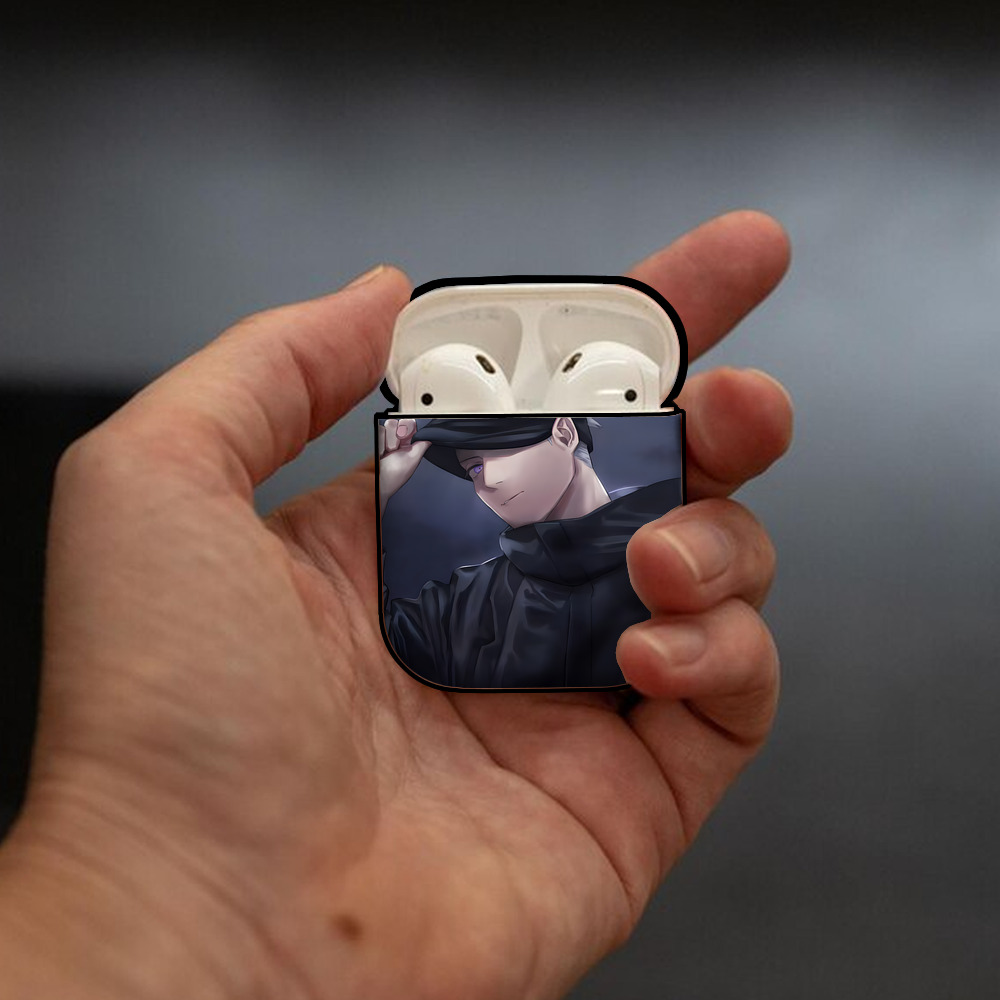 SPY×FAMILY间谍家家酒 AirPods 第2世代保護ケース ハードシェル ブラック 耐衝撃・防指紋・カラビナ付き