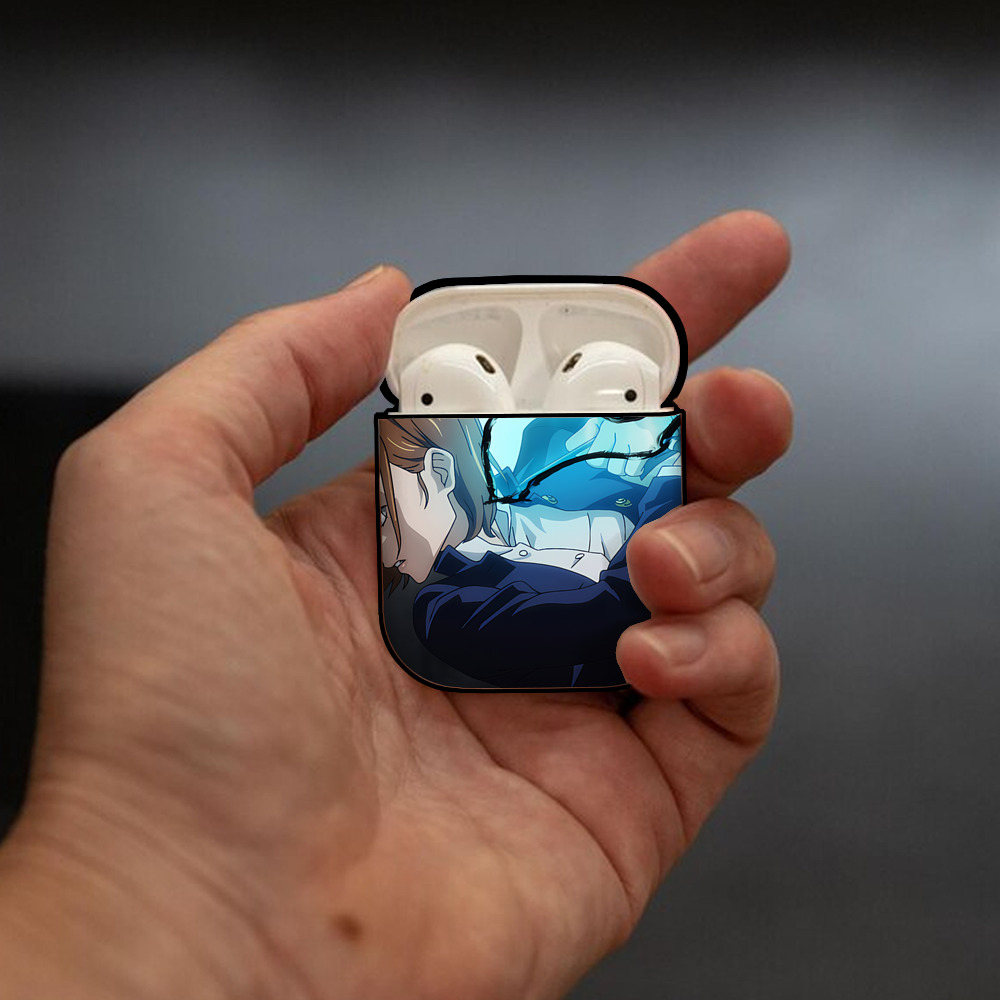 SPY×FAMILY间谍家家酒 AirPods 第2世代保護ケース ハードシェル ブラック 耐衝撃・防指紋・カラビナ付き