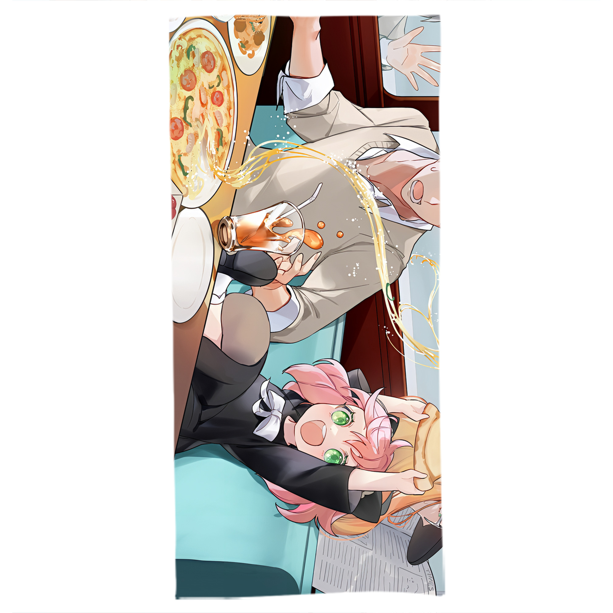 （画像用） SPY×FAMILY间谍家家酒 大判バスタオル 70×140cm 吸水速乾 柔らかい肌触り